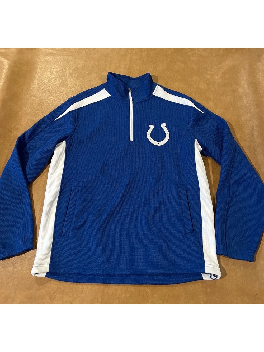Indianapolis Colts G-III Quarter Zip Pullover (Adult Large)